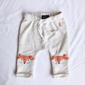 SOLD // Joules Baby 0-3 Months Fox Sweatpants